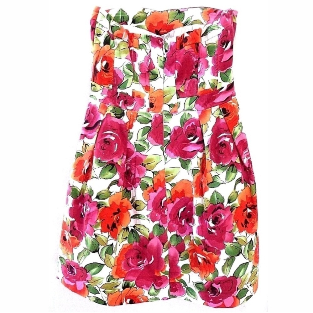 Annabelle strapless Fit & flare Floral sundress
